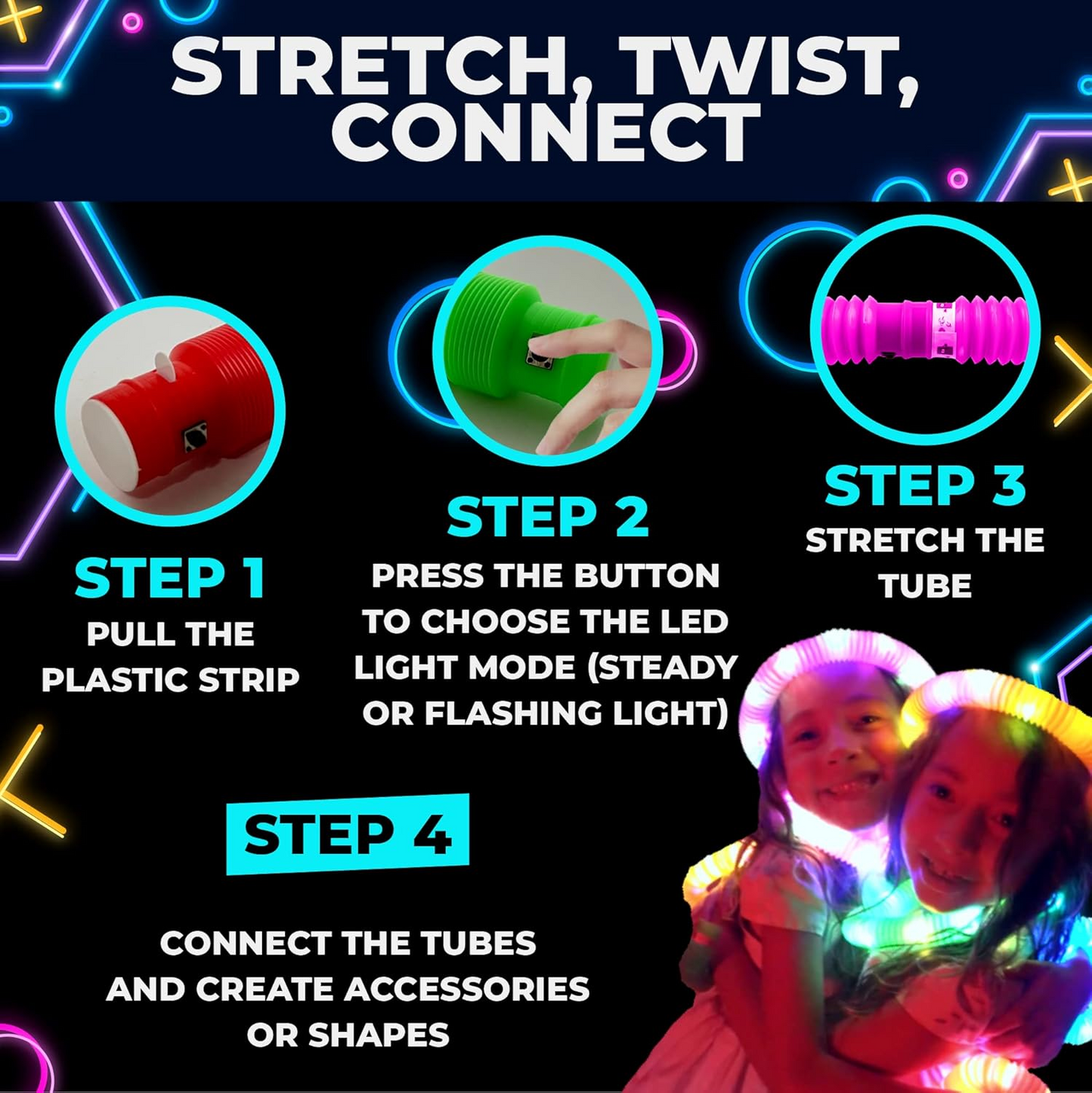 12 Piece Light- Up Tubes | Pre Order