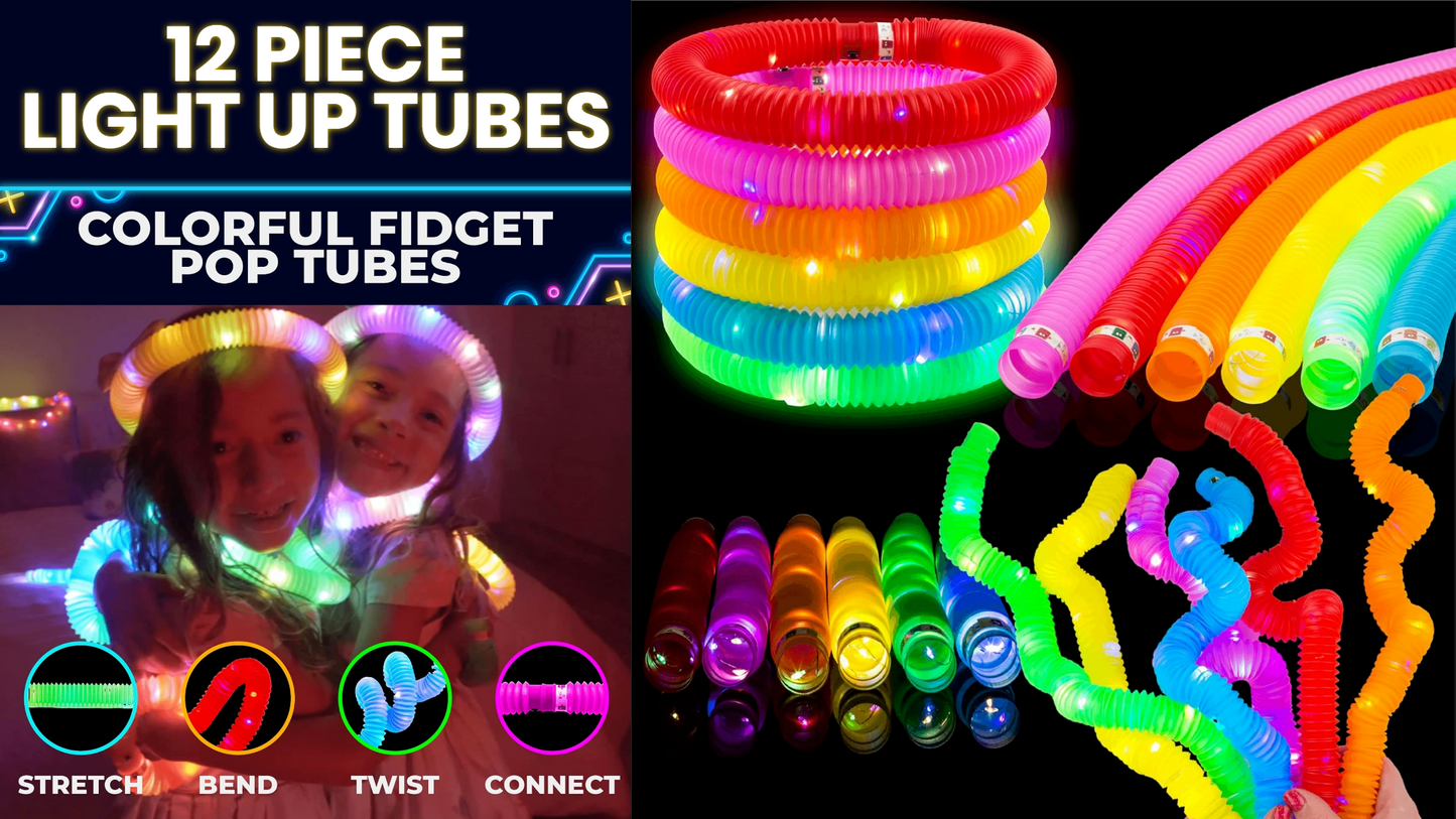 12 Piece Light- Up Tubes | Pre Order