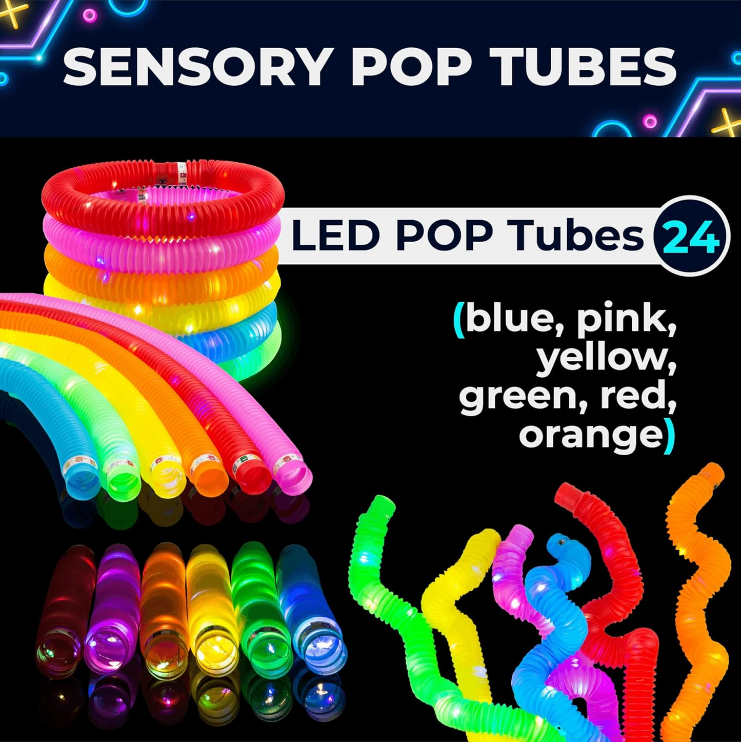 12 Piece Light- Up Tubes | Pre Order